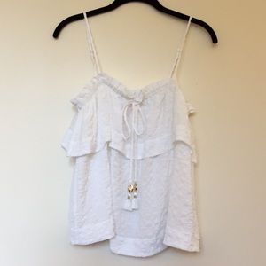 White Lilly Pulitzer Tank Top Size Medium